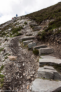 felsiger Pfad auf den Diamond Hill