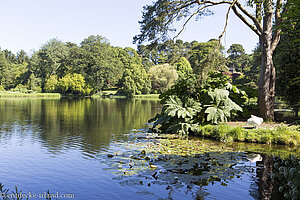 ein See auf dem Gut von Mount Stewart in Nordirland