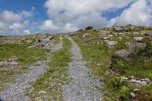 die Karstlandschaft des Burren bei Carran