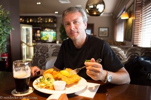 Lars mit Fish and Chips