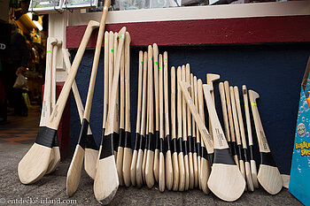 Hurling-Schläger in Westport