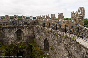 auf dem Schloss Blarney, jetzt noch ganz leer