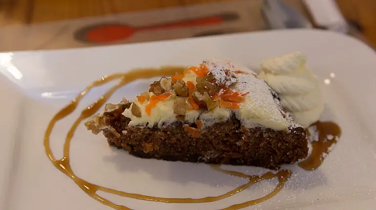 ganz schön teurer Karottenkuchen in Dingle