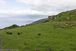 Wiesenhang über der Murlough Bay