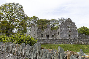 Wirtschaftsbereich von Dundrum Castle