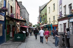in den Fußgängerzonen von Galway