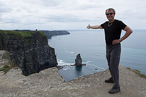 Lars bei den Cliffs of Moher